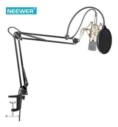 Neewer Nw-700 - Kit De Micrófono De Condensador Con Alimenta