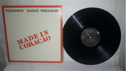 Lp Toquinho Sadao Watanabe - Made In Coração + Encarte 1988