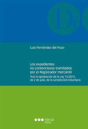 Libro Expedientes No Contenciosos Tramitados Por El Registra