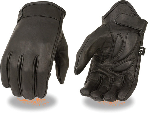 Mg7510 Guantes De   De Muñeca Cortos Negros 39gel Palm...