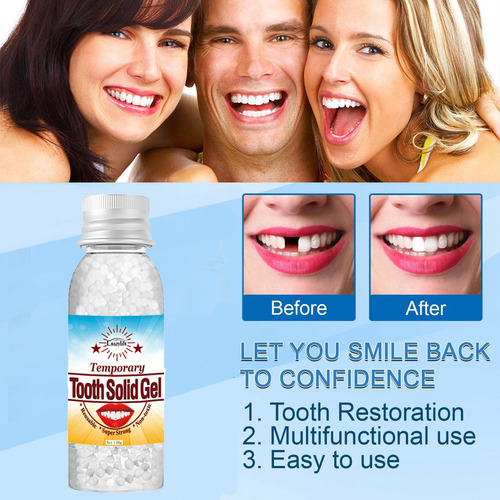 P Tooth Repair Granules, Kit Temporal De Reparación De Dient