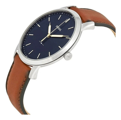 N Reloj Fossil Analógico Fs5304 Hombre Cueros Resistente
