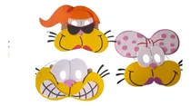 Comprar Caretas Gaturro Cotillon Goma Eva Personajes Gaturro Antifaz