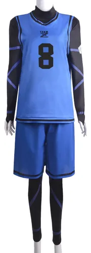 Camiseta Corta De Fútbol Con Disfraz De Bachira Meguru De Bl