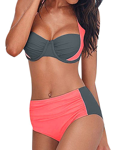 Set De Bikini Push Up Acolchado De Alta Calidad Para Mujer S