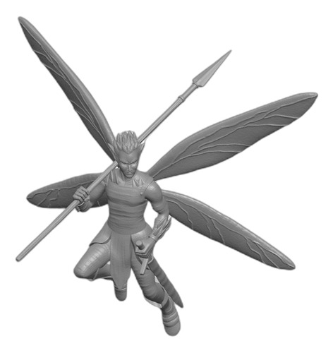 Miniaturas Dnd: Sprite With Polearm