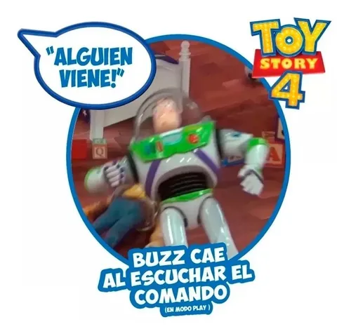 Toy Story 4 Animatronico Buzz Lightyear En Español Original