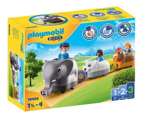 Playmobil 70405 Tren De Animales Linea 123 Original