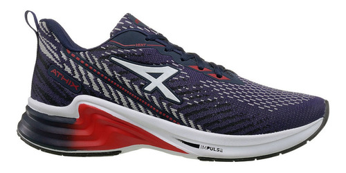 Imagen 1 de 4 de Zapatillas Athix Venti Dama (marino/blanco/rojo)