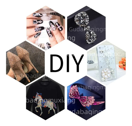 6616 Kit De Bisuteria Cristal Pedreria Para Ropa Uñas Zynlora®