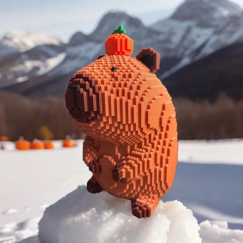 Juguetes De Construcción Diy Capibara A