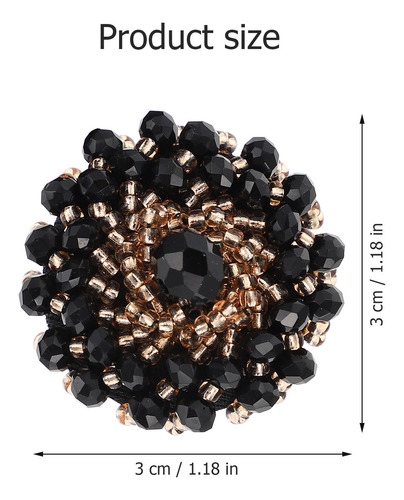 2pcs Crystal Sewing Buttons Sofa Buttons Coat Buttons