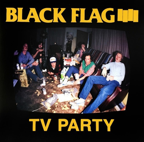 Imagen 1 de 4 de Black Flag Tv Party Vinilo Rock Activity