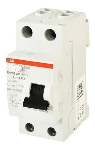 Disyuntor Diferencial Abb 2x40 Amp 30ma 