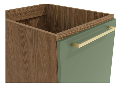 Balcão De Cozinha Botanic M621 C/ 1 Porta S/tampo 40cm Nogue