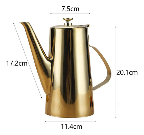 Jarra De Agua De Acero Inoxidable, Tetera Multiusos Con 2.0l