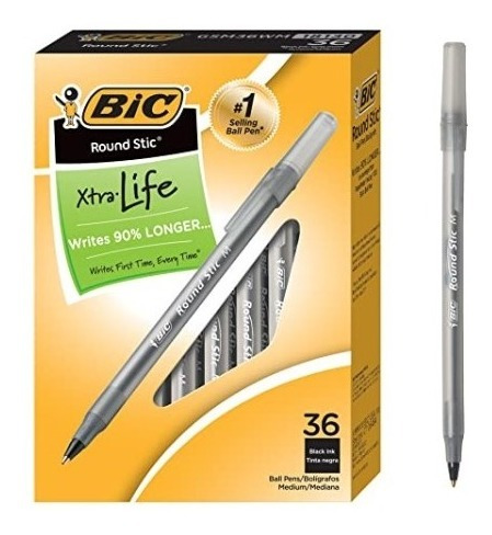 Boligrafos Bic Caja 36 Unidades Lapiceros
