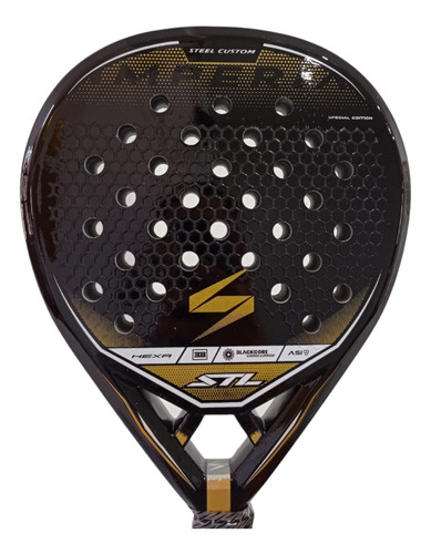 Paleta Paddle Padel Steel Custom Imperia Black + Regalos