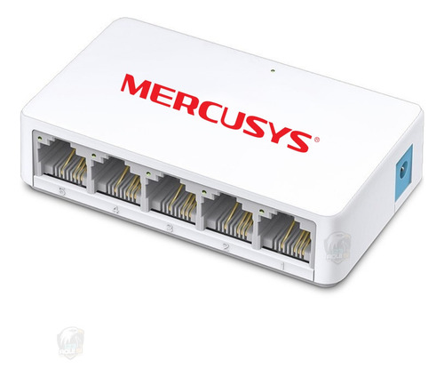 Imagen 1 de 4 de Switch Suiche 5 Puertos Pc Rj45 Cable Red Ethernet Multipli