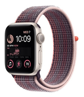 Apple Watch Se 44mm A2723 Aluminio Starlight Sport Loop Gps