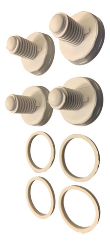 Pé Nivelador Electrolux Ltd11 Ltd15 Lac13 - Kit C/ 4