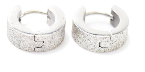 Imagen 1 de 3 de Aretes Broquel Huggies Plateado Azucarado Acero Para Bebe