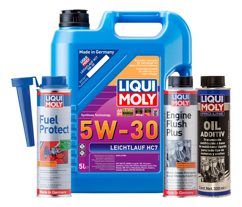 Paq 5w30 Leichtlauf Hc7 Fuel Protect L Moly Inc Regalo