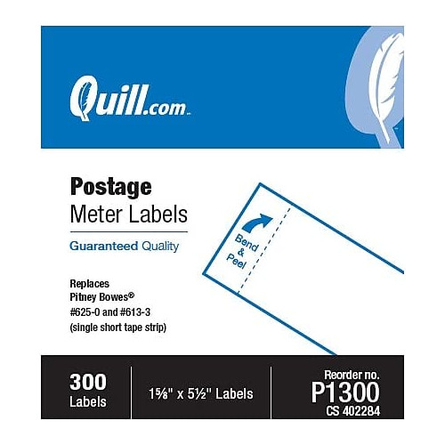 Quill Brand 64011 Etiqueta Autoadhesiva Para Medidor Envio X