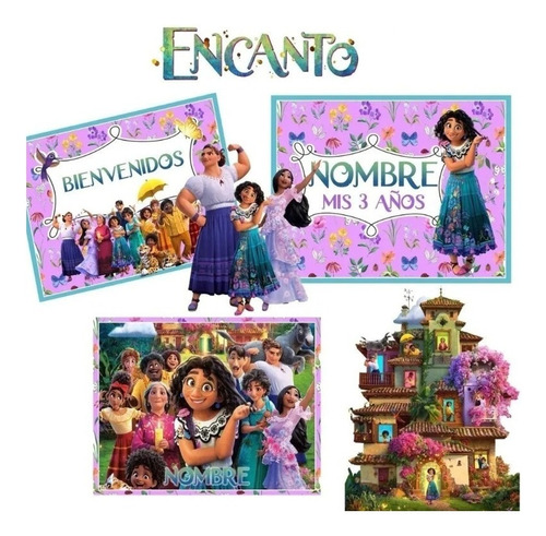 Kit Imprimible Encanto Disney Deco Y Candy 100% Editable