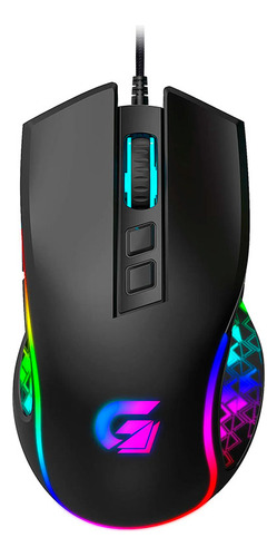 Mouse Gamer Rgb Fortrek Vickers W/ Soft