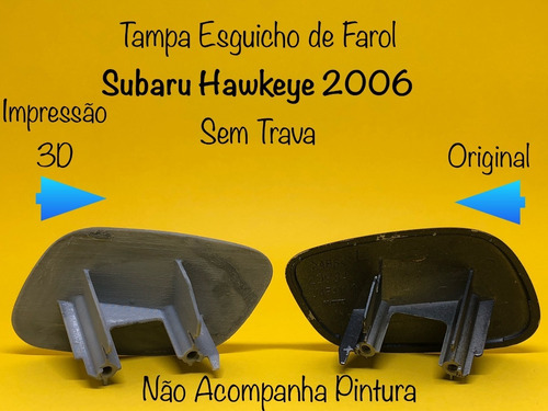 Imagem 3 de 3 de Tampa Lavador Farol Subaru Hawkeye Wrx Sti 06-07 - Par