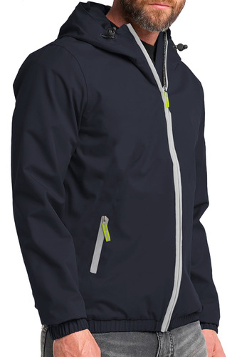 Chamarra Impermeable Chaqueta Para Hombre Con Capucha