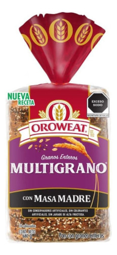 Pan Integral Oroweat Multigrano 680 G