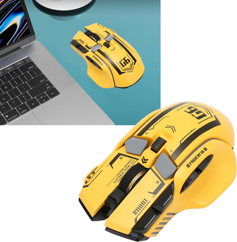 Mouse De Juegos Bluetooth Heeyzoki, Bluetooth Cableado De Mo