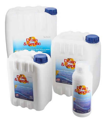 Bacteria P/eliminar Malos Olores Baños Drain & Septic 5 Lts