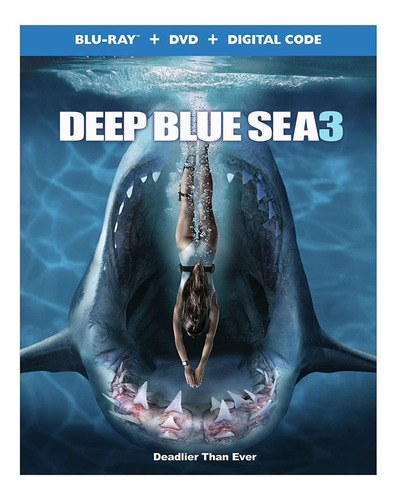 Blu-ray + Dvd Deep Blue Sea 3 / Alerta En Lo Profundo 3