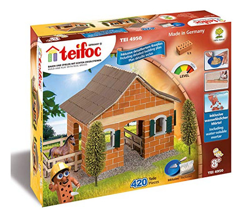 Set De Construcción De Ladrillo Teifoc Big Horse Stable 430