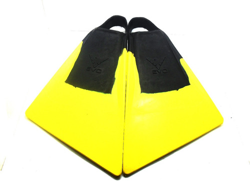 Nadadeira Pe De Pato Amarelo Xs36-38 Evo Bodysurf