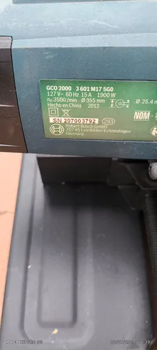 Tronzadora Bosch Gco 2000
