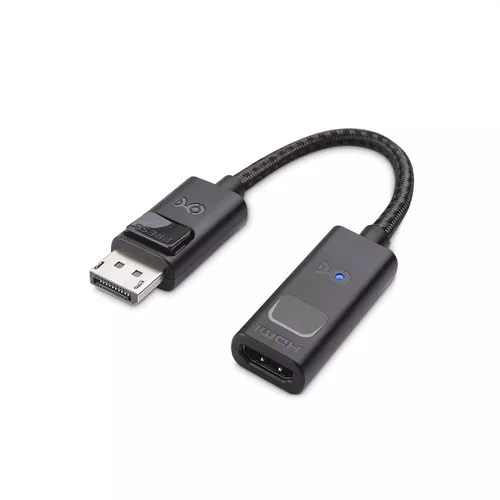 Cable Matters Adaptador DisplayPort a HDMI (no para puertos USB en  computadoras) y cable adaptador unidireccional DisplayPort a HDMI de 6 pies