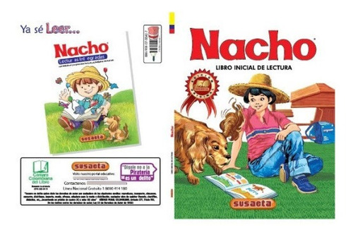 Cartilla Nacho Libro Inicial De Lectura * 2 Unidades