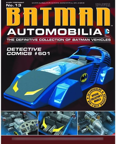 Revista Automobilia Batman Nro.13 Detective Comics Eaglemoss