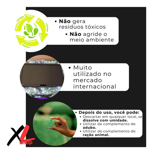 Flocos Proteçao Preenchimento Caixa Isopor Biopack 100 Litro