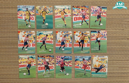 Set 24 Tarjetas Coleccionables Retro Bimbo Cards Clubes 2001