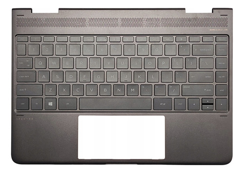 Carcasa Superior+teclado Hp Spectre 13-ac003la 918028-161 Color Gris Oscuro