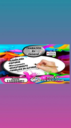 Trabajos En General Albañilería Pintura