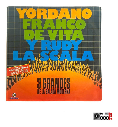 Lp Yordano - Franco De Vita - Rudy La Scala - 3 Grandes...