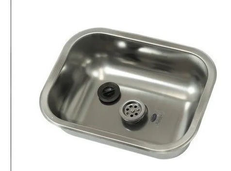 Imagen 2 de 4 de Pileta Bacha Acero Inoxidable Cocina Simple 28.5 X 34 X 14cm