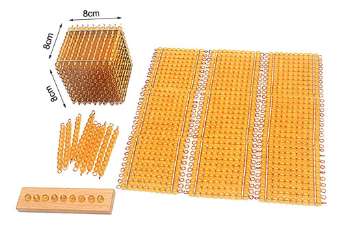Material De Matemática De Contas, Brinquedos De Dourado