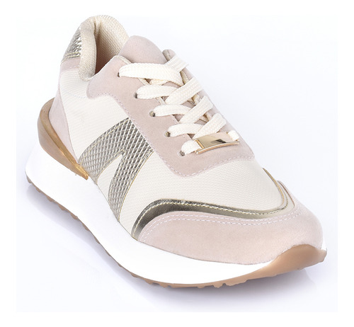 Priceshoes Tenis Moda Mujeres 3922025dorado